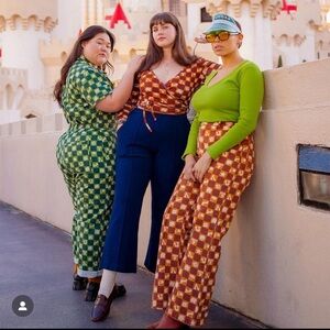 Big Bud Press checker lucky in Vegas set crossover top and pants